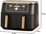Ninja Foodi AF400EUCP MAX Dual Zone Airfryer, 9,5L Airfryer, 2 rum, med tang, non-stick belægning Husholdningsapparater Naty Shop