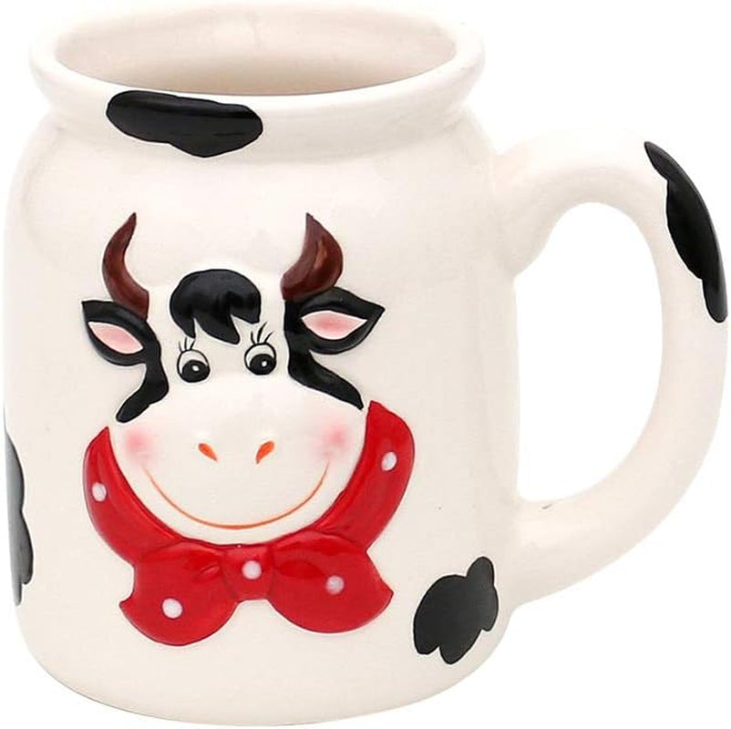 Dekohelden24 ko keramisk opbevaringsboks, ca. 12 x 11 x 20,5 cm, 20 madkasser Naty Shop Cup
