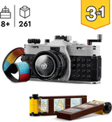 LEGO Creator 3In1 retro kameralegetøj, videokamera, tv-apparat, skrivebordsdekorationer til børn eller soveværelsestilbehør, fotografigaver til piger og drenge 8 år 31147 Byggesæt Besuche den LEGO-Store