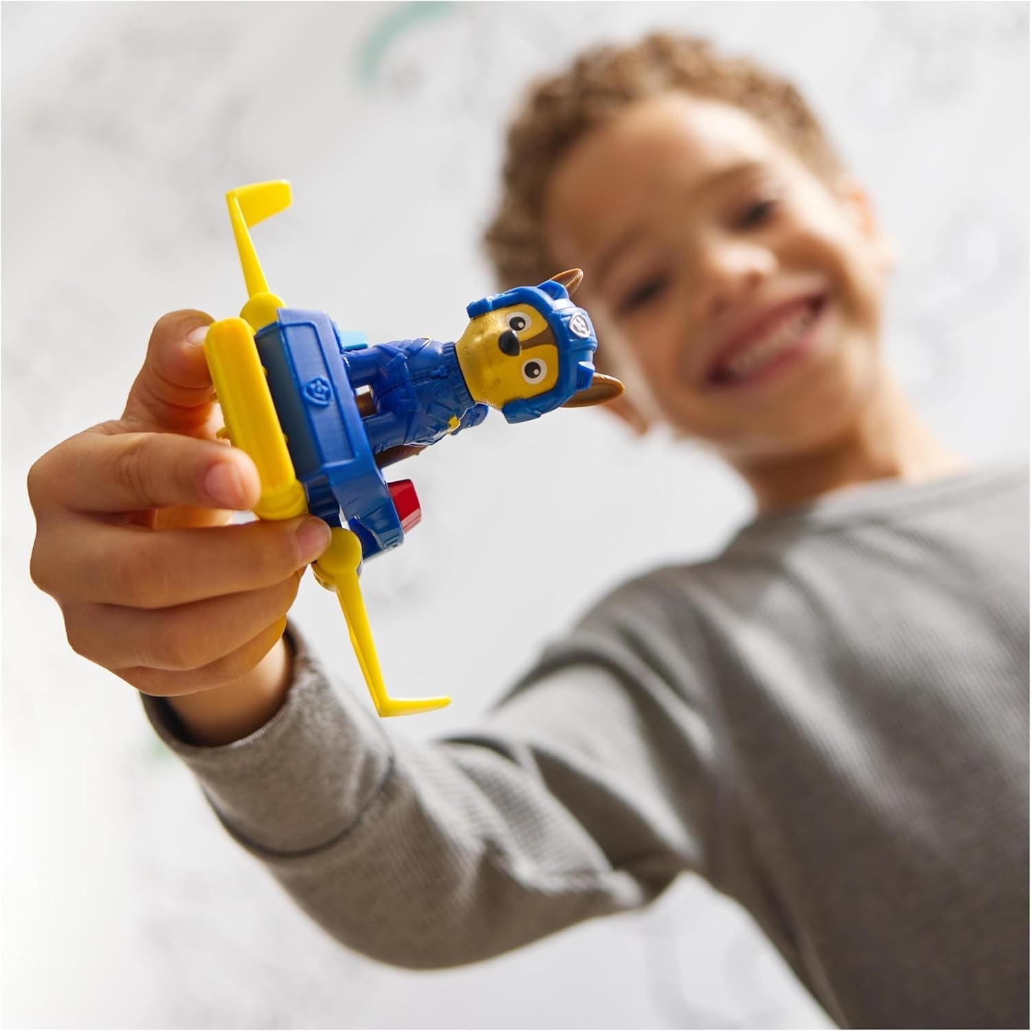 PAW PATROL Chase Action Pup Mini redningsfly legesæt med foldevinger Legetøj til børn 3 år gamle actionfigurer Naty Shop