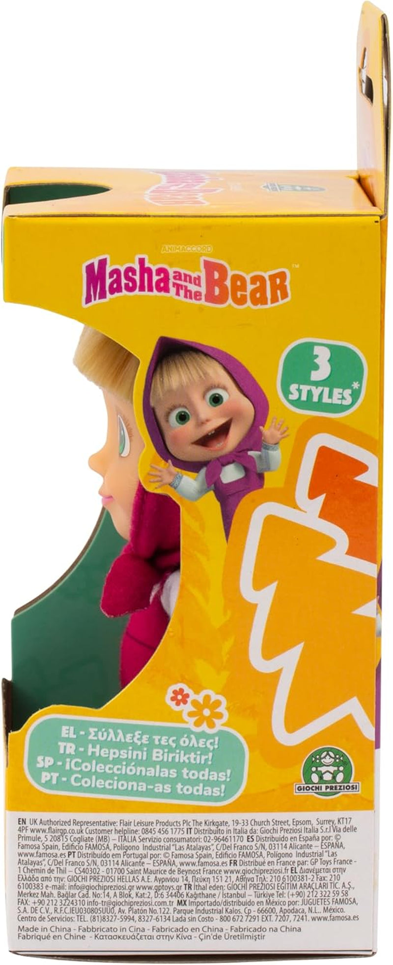 Masha og Michka dukke 12 cm samlerbart sommeroutfit modellegetøj fra 3 år og op MHA001