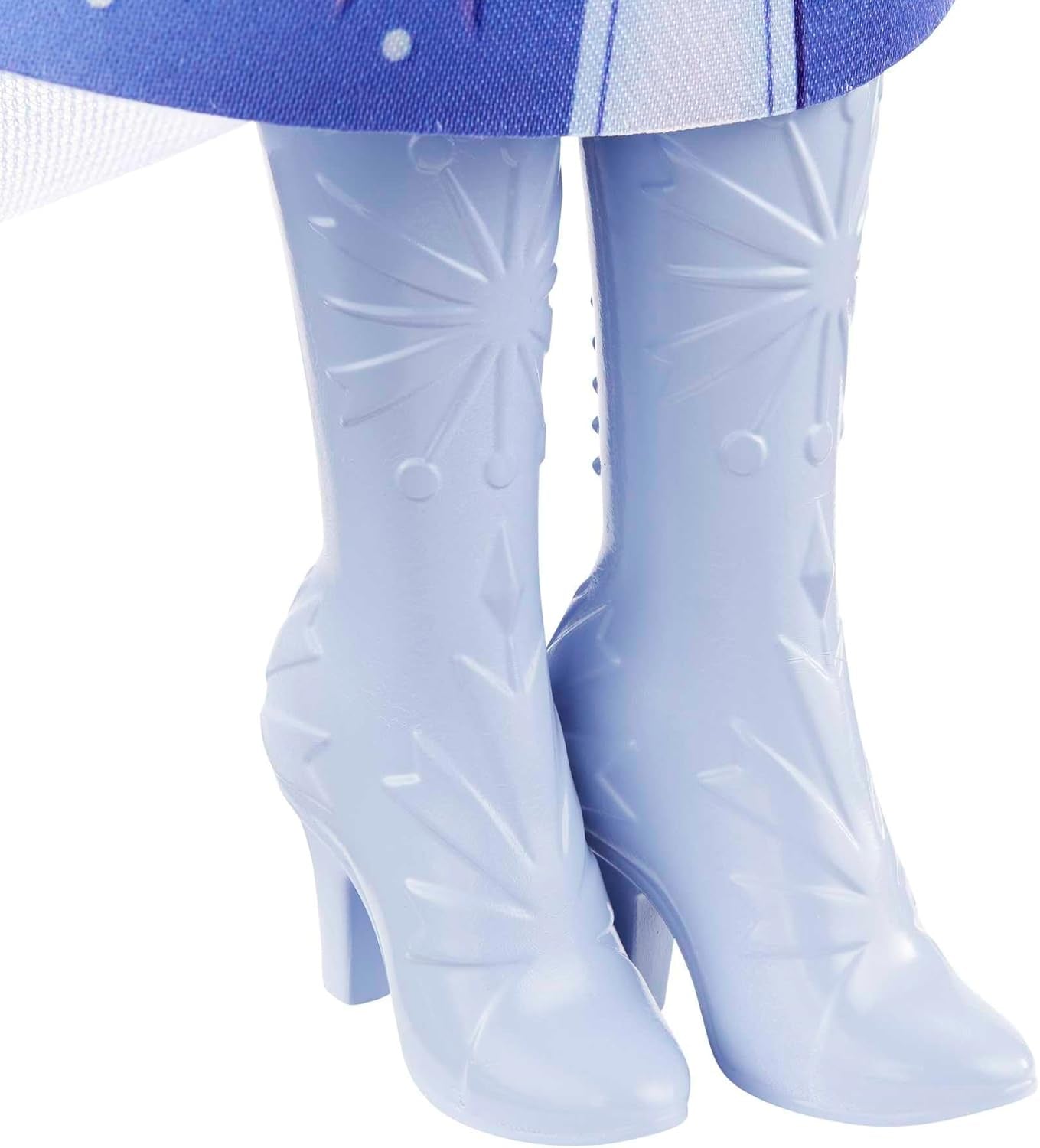 Mattel Disney Princess Elsa Doll, Ice Queen Doll i rejsedragt, kæmmet blondt hår, mobil, udtrækkelig nederdel og støvler, Disney gaver, 3 år gammelt legetøj, HLW48 Naty Shop Dolls