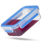 Emsa 508558 Clip & Close fødevareopbevaringsbeholdere | 3 dele sæt | 3 x 1 liter | -40 til +100 grader | plastik | 100% forseglet | speciel forsegling for friskhed Naty Shop madopbevaringskasser