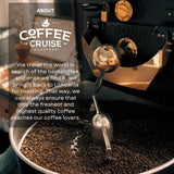 COFFEE CRUISE Santos Kaffeebohnen 1kg - Mittlere Röstung - Aroma Caramel - Für All Kaffeemaschinen - 100% arabisk