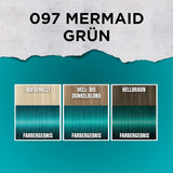 got2b Colour/Artist 097 Mermaid Green Level 2 (3x 80 ml), midlertidig hårfarve får håret til at skinne i intense farver eller pastelnuancer, hårfarve holder 12-15 vaske, vegansk formel Hårfarve Naty Shop