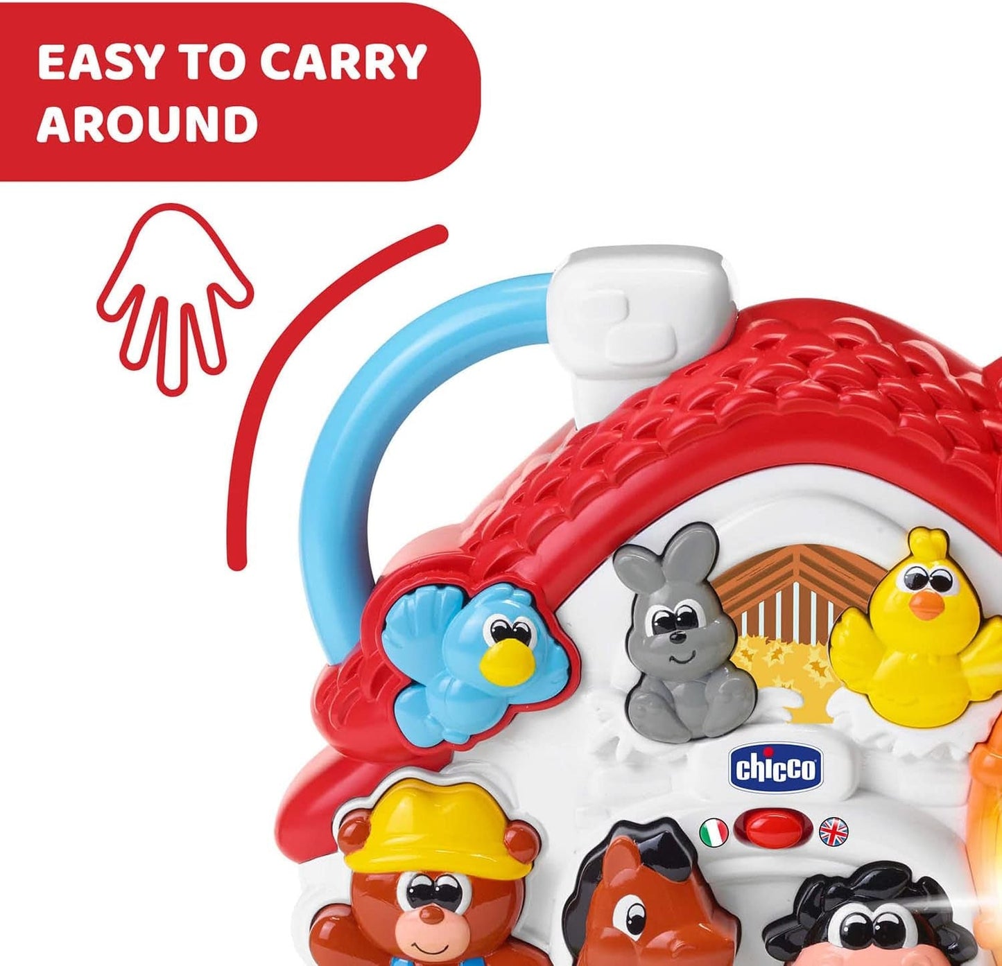 Chicco Ma New Farm, tosproget, stabelbar Naty Shop babylegetøj