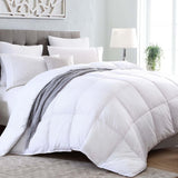 Kingsley Trend alternativ hvid dundyne til alle årstider, hele sæsonen, kingsize dyne (2,6 M X 2,3 M), bløde, maskinvaskbare dyner og dyner Naty Shop Queen White