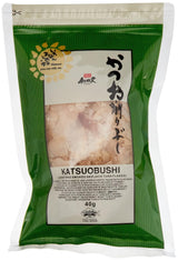Katsuobushi Bonito Flocken – Aus 100 Prozent getrootkenem and Geräuchertem Bonito Tunfisch – Ideel til den japanske Küche – 1 x 40 g