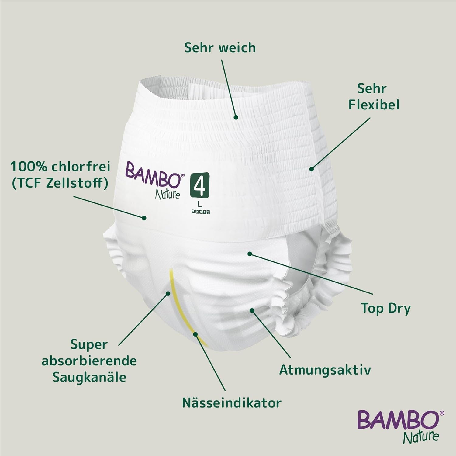 Bambo Nature Premium joggingbukser