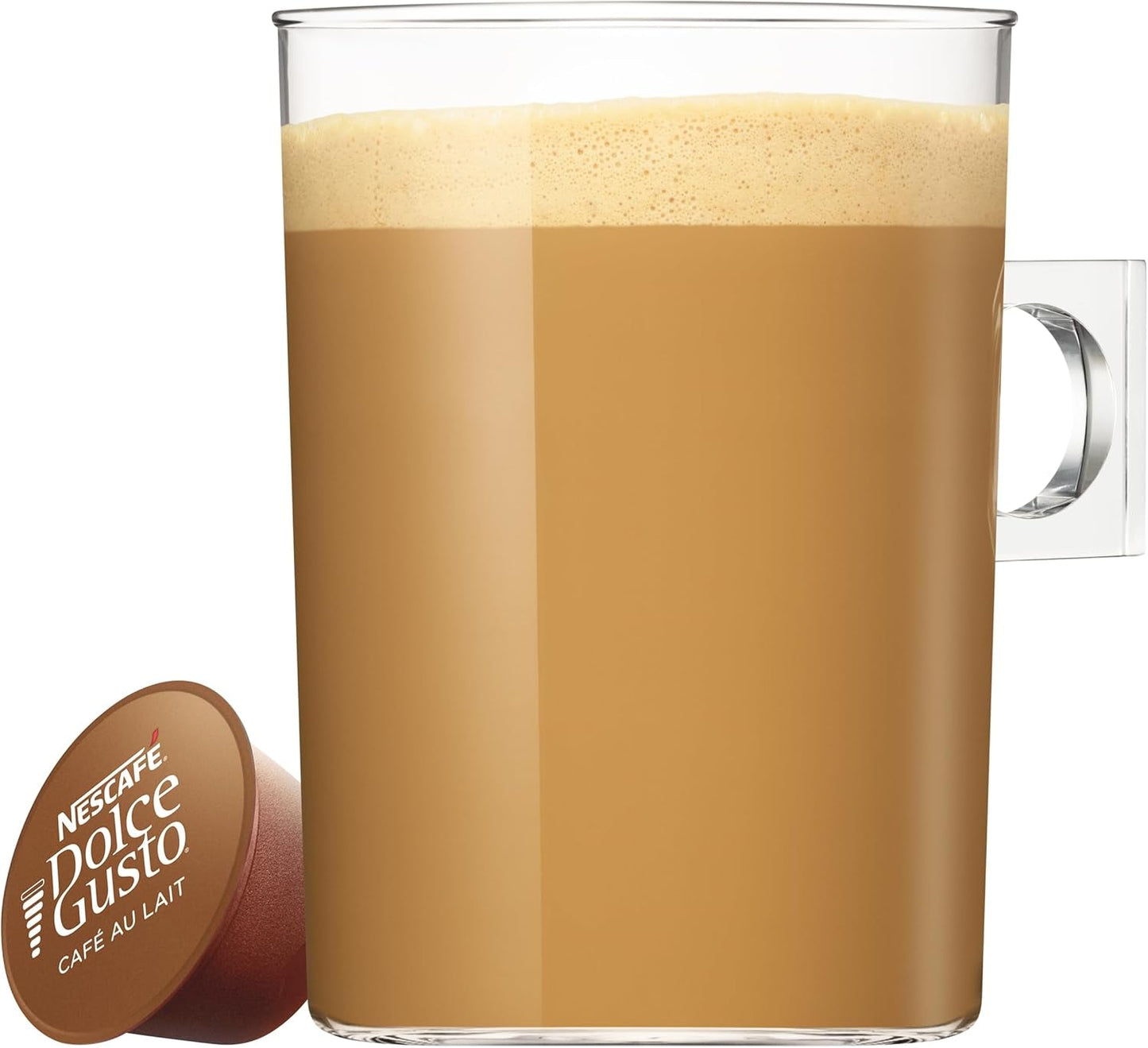 Nescafe Dolce Gusto – Dolce Gusto Café au Lait 16 KAPSULER 160 g (X6)