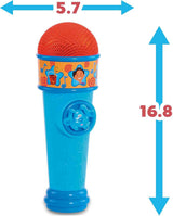 Blå og spidser Blå mikrofon Blues Clues Tegnefilm Hundelegetøj til drenge og piger fra 3 år og opefter Multifarvet babylegetøj Naty Shop