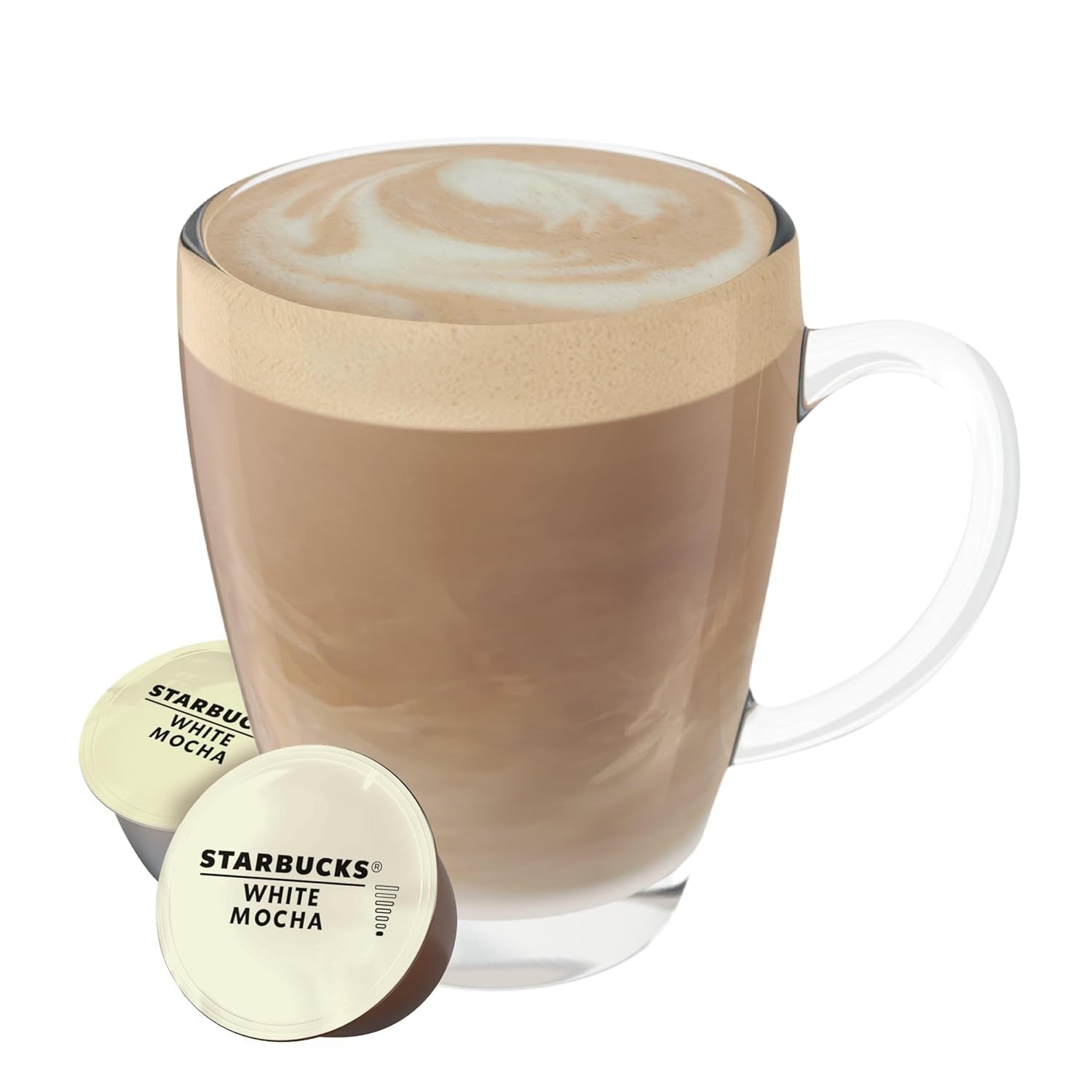 STARBUCKS White Mocha fra Nescafé Dolce Gusto Kaffeekapseln 6 x 12 (72 Kapseln)