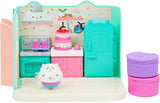 Gabby's Dollhouse, Purific Pool Party Legesæt med Gabby og Meerkat figurer og Deluxe Room, Cakey Baging, Cakey Kitchen