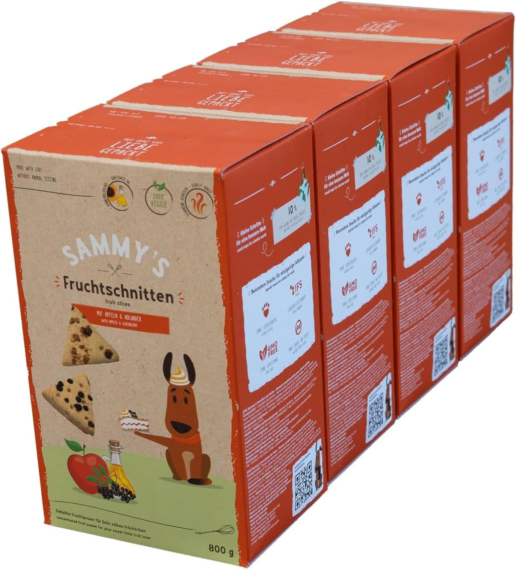 Sammys müsli-mønter | Sprøde bagte snacks til hunde | 5 kornmüsli-mønter til din store lodne ven (30 kg+) | 1 kg