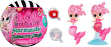 LOL overraskelse! Mermaids Makeover Magic Tots - Ægte lipgloss for dig og din dukke at lave selv, blande og skabe makeup, Sjov vandleg, 6 dukker at samle - Alders 4+