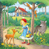 Ravensburger Puslespil til børn - 08051 Rapunzel, Rødhætte og Frøkongen - Puslespil for børn på 5 år og ældre, med 3X49 brikker Puslespil Naty Shop