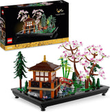 Lego Icons Garden Of Silence - Voksen Zen Botanisk Have Sæt med Lotusblomst - Tilpasset japansk inspireret skrivebordsdekoration - Gave til kvinder og mænd 10315 Byggesæt Besuche den LEGO-Store Garden