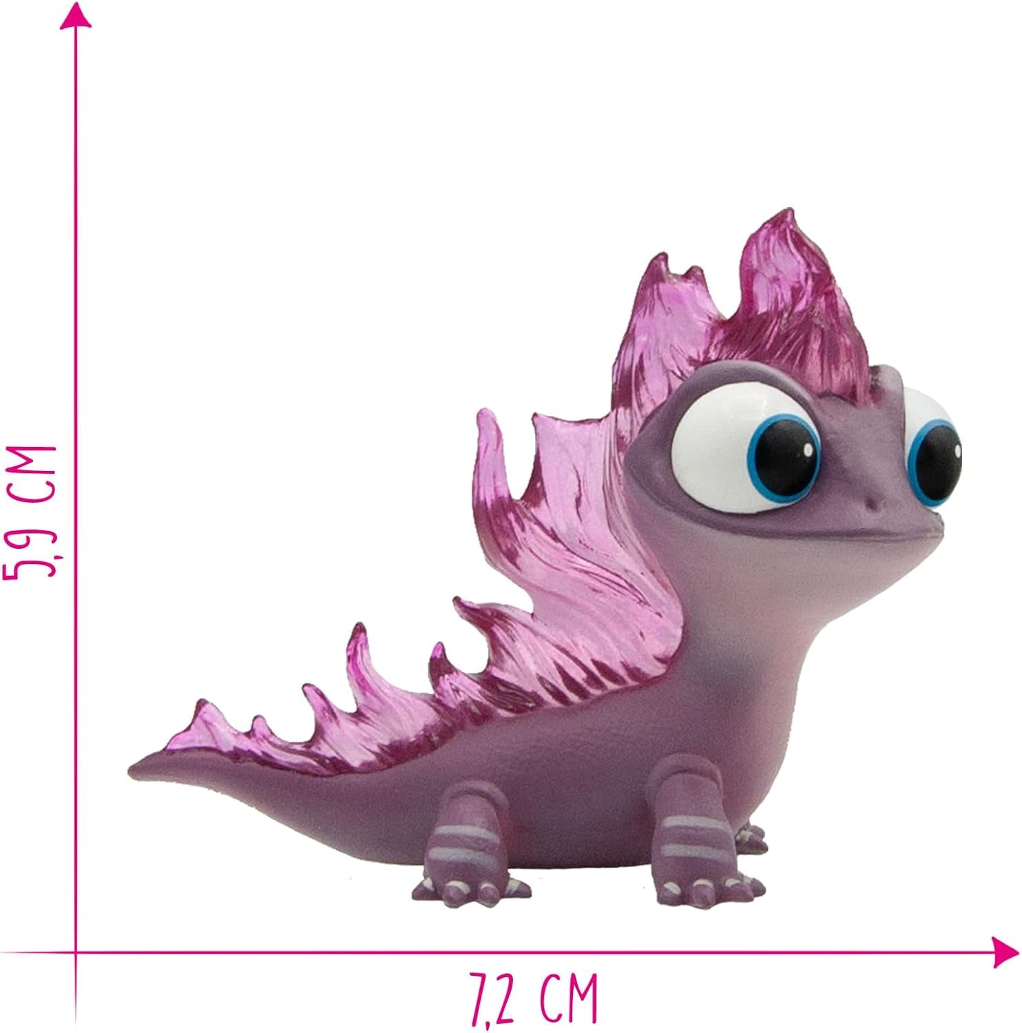 Bullyland 13515 - Brun Salamander figur fra Walt Disney Isdronningen, ca. 7,2 cm, tro mod detaljerne, ideel som en lille gave til børn fra 3 år og opefter Actionfigurer Naty Shop