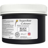 Madfarve Sugarflair Max Concentrated Sort, højkoncentreret madfarve til marcipan og fondant, pastafarve Max Concentrate - 400 g