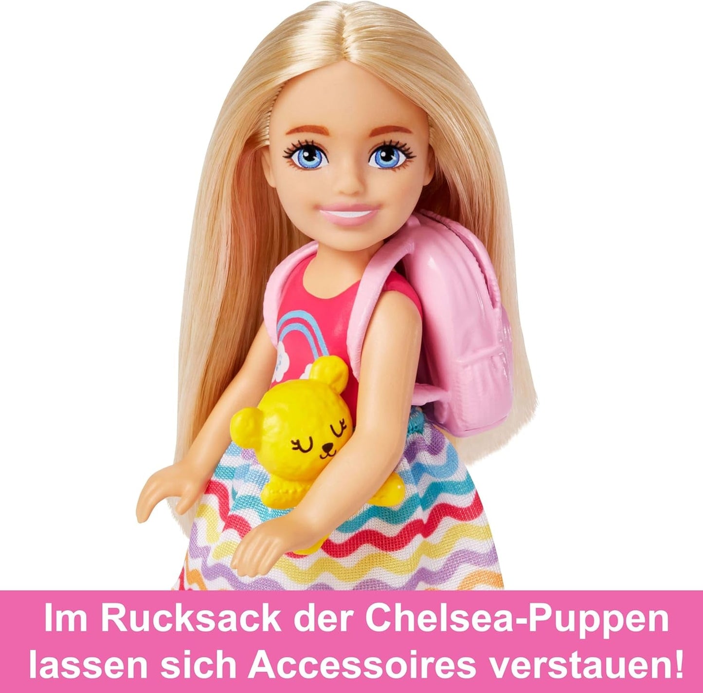 Barbie Chelsea dukke og tilbehør 6-delt hvalperejsesæt inklusive hundebur HJY17