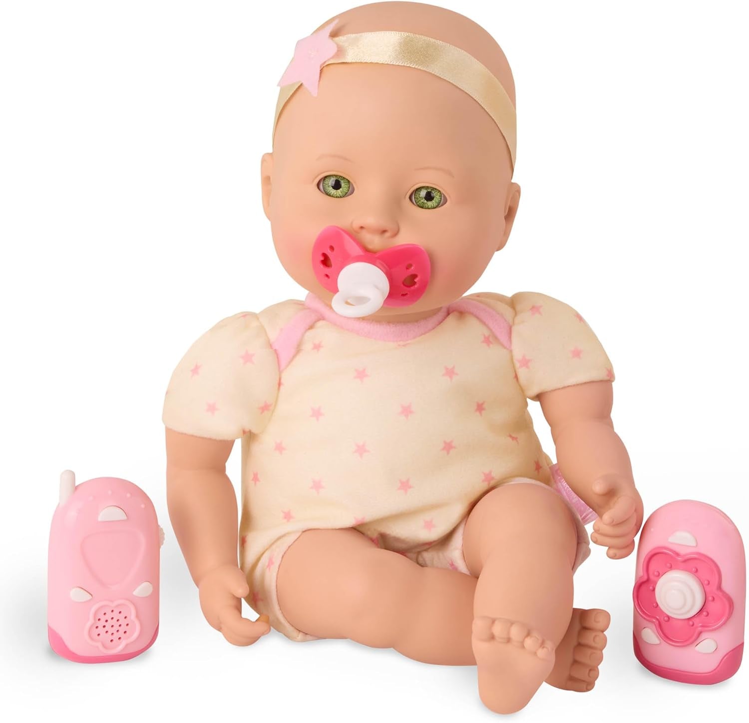 Baby Sweetheart Doll - Sengetid - 31 cm - Blød krop - Suttetilbehør - Foregive leg - Legetøj fra 3 år og opefter