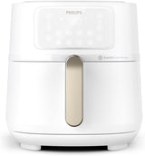Philips 3000Er Airfryer XL - Rapid Air-teknologi, stegning med op til 90 % mindre fedt, kapacitet 1,2 kg, 6,2 liter, touchskærm Hvidevarer Naty Shop Weiß Trådløs forbindelse og hvid farve 7,2 L