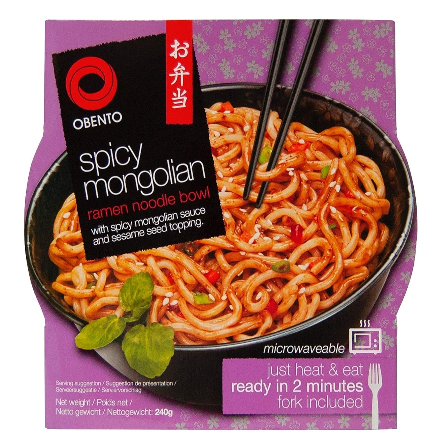 Sød og sur Udon-skål, færdigretter til mikroovn, 240 g