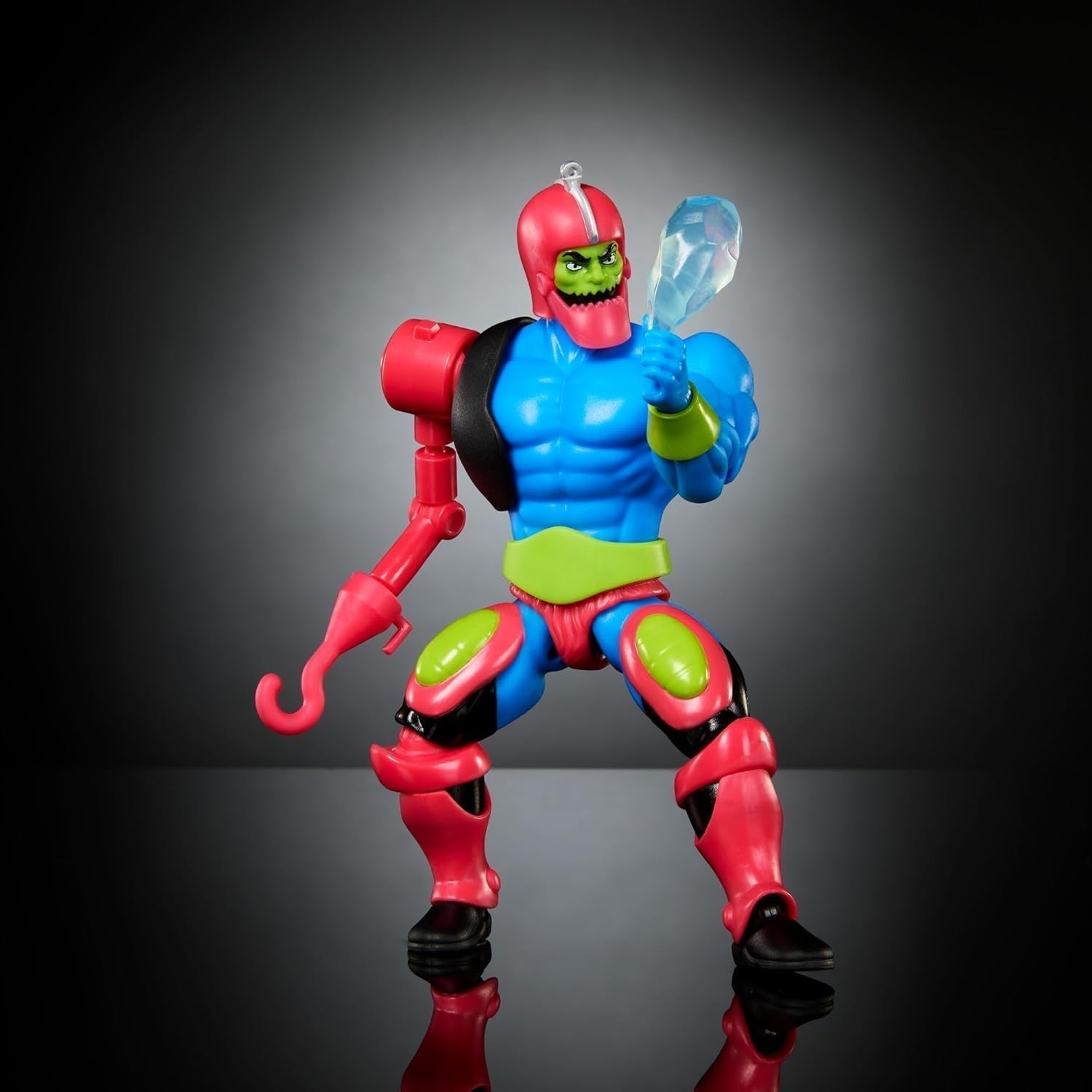 Masters of the Universe Origins Action Figur Trap Jaw Samlefigur, ca. 14 cm stort populært MOTU-skurkelegetøj med 16 bevægelige led og tilbehør, HYD41, [Multicolor] Actionfigurer Naty Shop