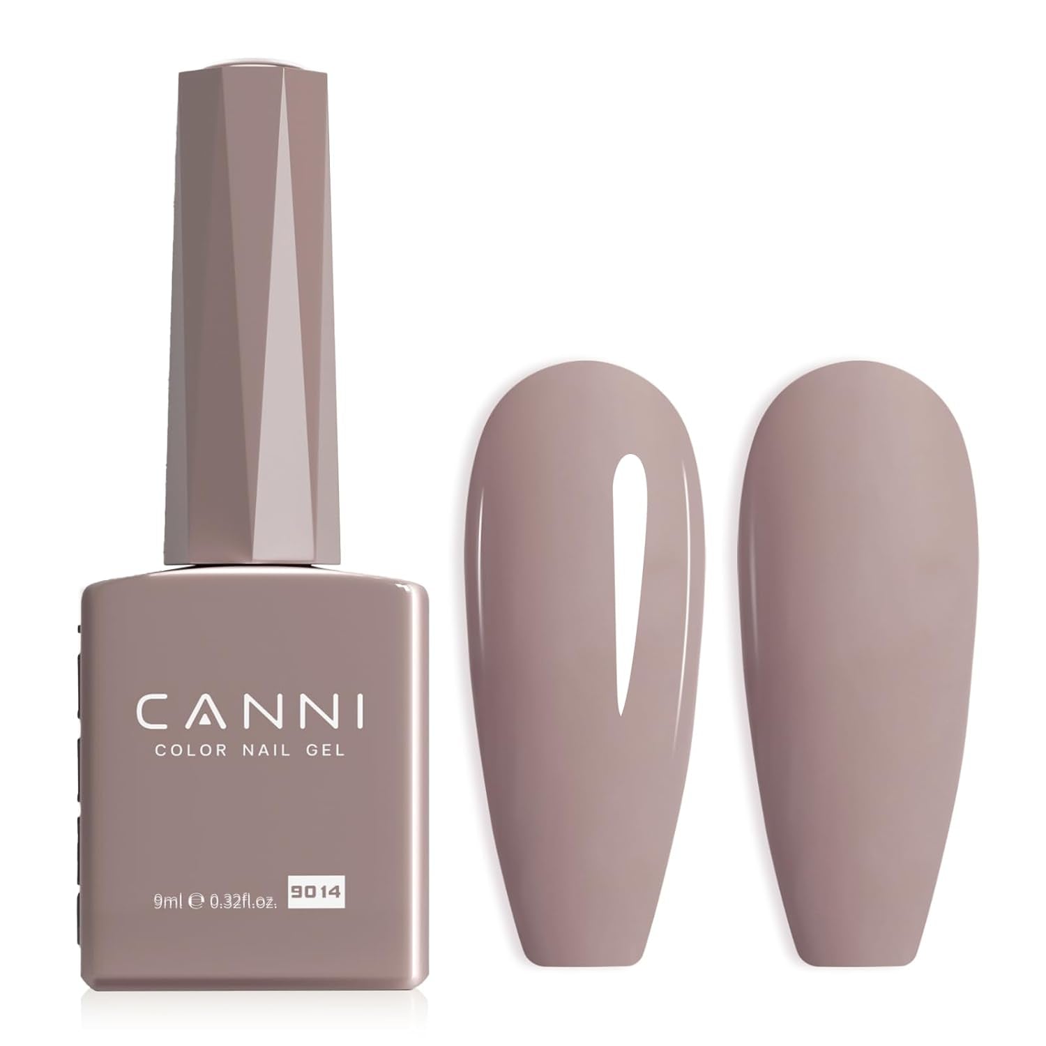 CANNI gel neglelak, semi-permanent, mørk lilla, neglelak, UV gel, soak off, manicure