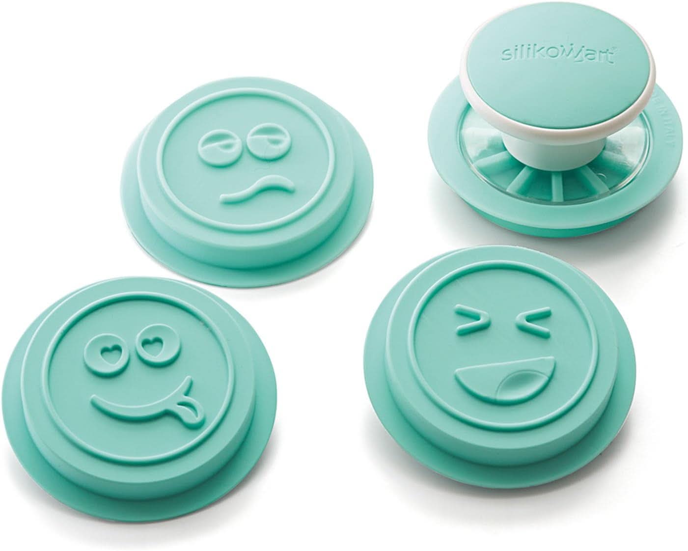 Silikomart 25.440.39.0069, Emoji Cutter Sæt, Ø73 MM Naty Shop