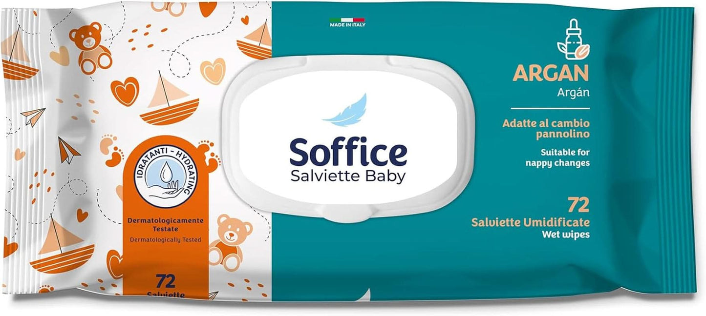 Feuchttücher Für Neugeborene, 72 Stück, Pop-Up Argan – Tilbehør og produkter til Die Hygiene Des Babys, Ideal Für Diadelwechsel Und Kindergarten – Baby Wipes Sanft Und Reinigend – 12 Packungen Naty Shop