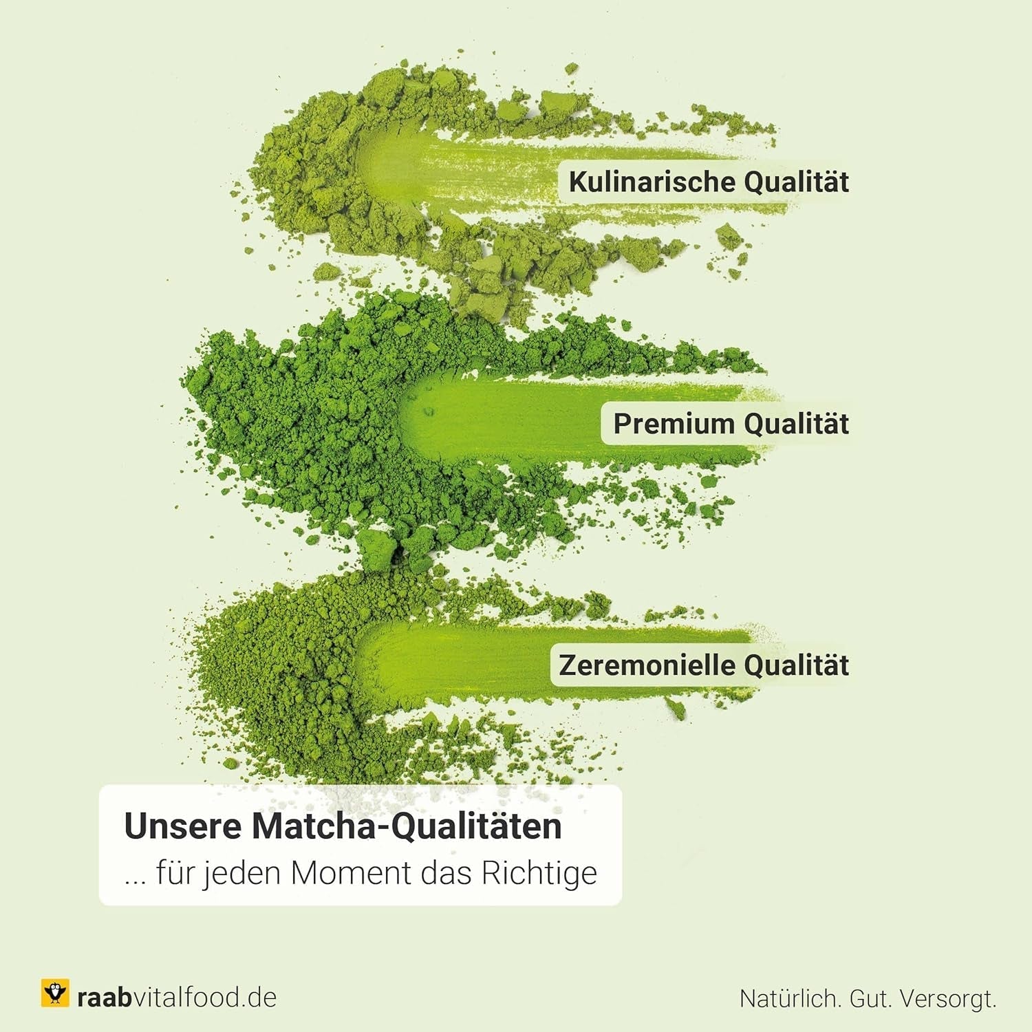 Raab Vitalfood® Premium Bio Matcha Pulver (30g) - Original fra Japan, ren matcha pulver uden tilsætningsstoffer, fint malet, mild-bitter smag, grøn te pulver, vegansk, te ceremoni