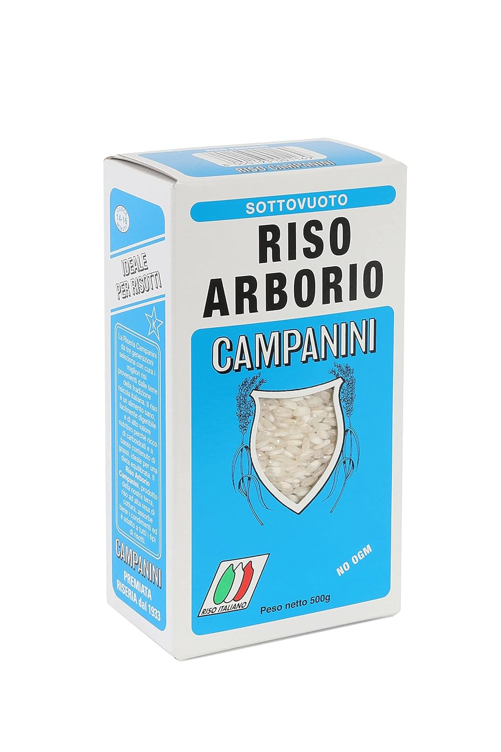‎Risera Campanini Risotto Ris 500 g – Italiensk Risotto Ris, Arborio Riso Ris, Cremet Risotto
