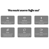 SEEBÄR KAFFE - Ekstra stærke kaffebønner - 500g - Lav syre og intens aroma - Hele bønner til fuldautomatiske kaffemaskiner, espresso og fransk presse - Højt koffeinindhold og lav syreindhold