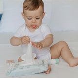Suavinex Aqua Care Baby Vådservietter 60 Antal renseservietter 99% Vand Plantefiber Aloe Vera Duftfri Alkoholfri Dermatologisk testet Velegnet til følsom hud