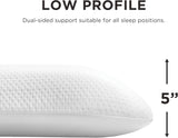 TEMPUR-PEDIC Symphony Pude Lavet af memory skum, Luksuriøs, Blød, Standard, Hvid Standardpuder Naty Shop