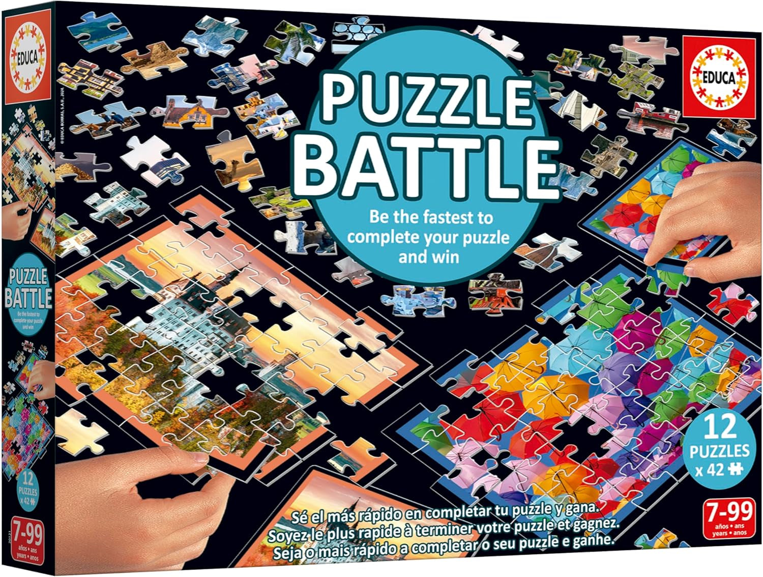 Educa - Puslespil Battlescapes. En autentisk kamp mellem brikkerne | Vær den første til at fuldføre puslespillet for at blive vinderen. Fra 7 år (20121) Puzzle Naty Shop