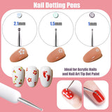 10 Stück Nail-Art-Pinsel, Nagel-Gel-Nagellack-Malpinsel, Zeichenstift, Nagel-Liner-Pinsel og Nagel-Dotting-Stift Für Gel-Nagellack, DIY, Maniküre, Salon Zu Hause