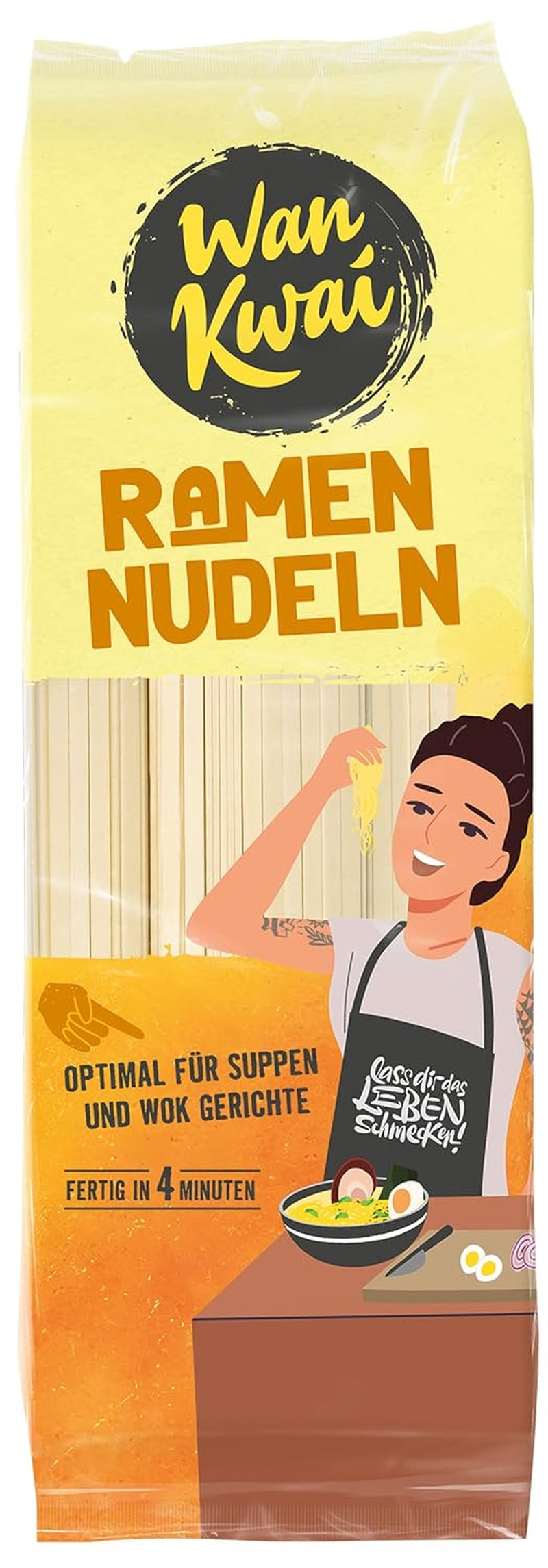 Wan Kwai Ramen Nudler 300g – Autentisk smag til det asiatiske køkken. Alsidige, hurtige at tilberede ingredienser af høj kvalitet. Ideel til supper og wokretter.