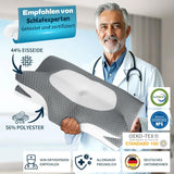 IDEA Pude Memory Foam Pude, Ergonomisk Pude Ortopædisk Pude Nakkesmerter, Sovepude til Side Ryg og Mavesmerter, Nakkepude Anti Snorke Pude til Voksne Cervikal Ortopædiske Puder Naty Shop