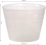 Dehner grydestøtte, fleksibel, Ø 40 cm, højde 31 cm, plast, gennemsigtig