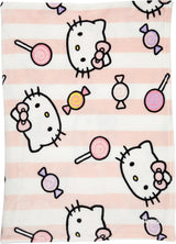 Hello Kitty sengetæppe, pink, blødt tæppe 130X170Cm, sengetæppe i mikrofiber eller sovesofa. Kvalitet med Oekotex certifikat, Sanrio Senge og Tæpper Besuche den Kanguru-Store