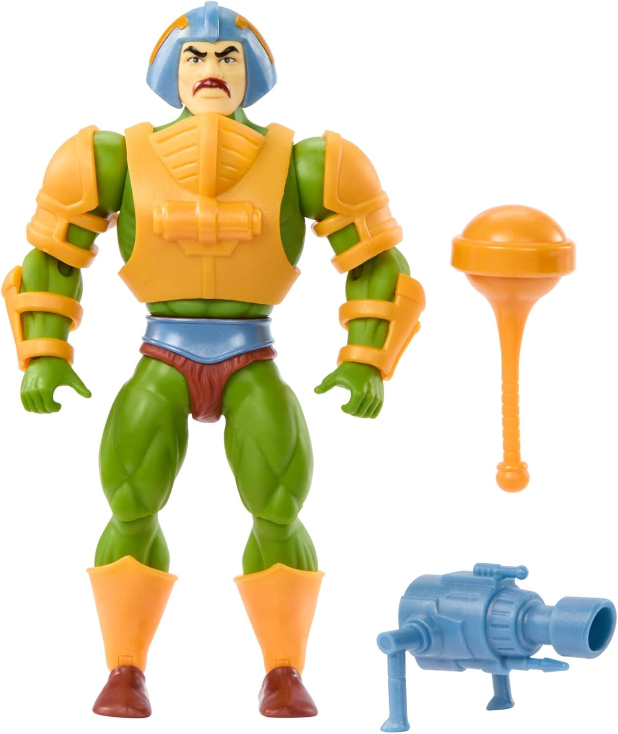 Masters of the Universe Origins Legetøj, Man-At-Arms Duncan Action Figur fra tegneseriesamlingen, Højde ca. 14 cm, helt med aftagelig rustning og tilbehør, HYD25 Actionfigurer Naty Shop Modern