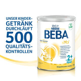 BEBA Junior 2+ mælkedrik fra 2 år, med HMO, alderssvarende proteinindhold, kun laktose, ingen palmeolie, ingen fiskeolie, småbørnsmad, babymælkpulver, pakke med 6 (6 x 800 g)