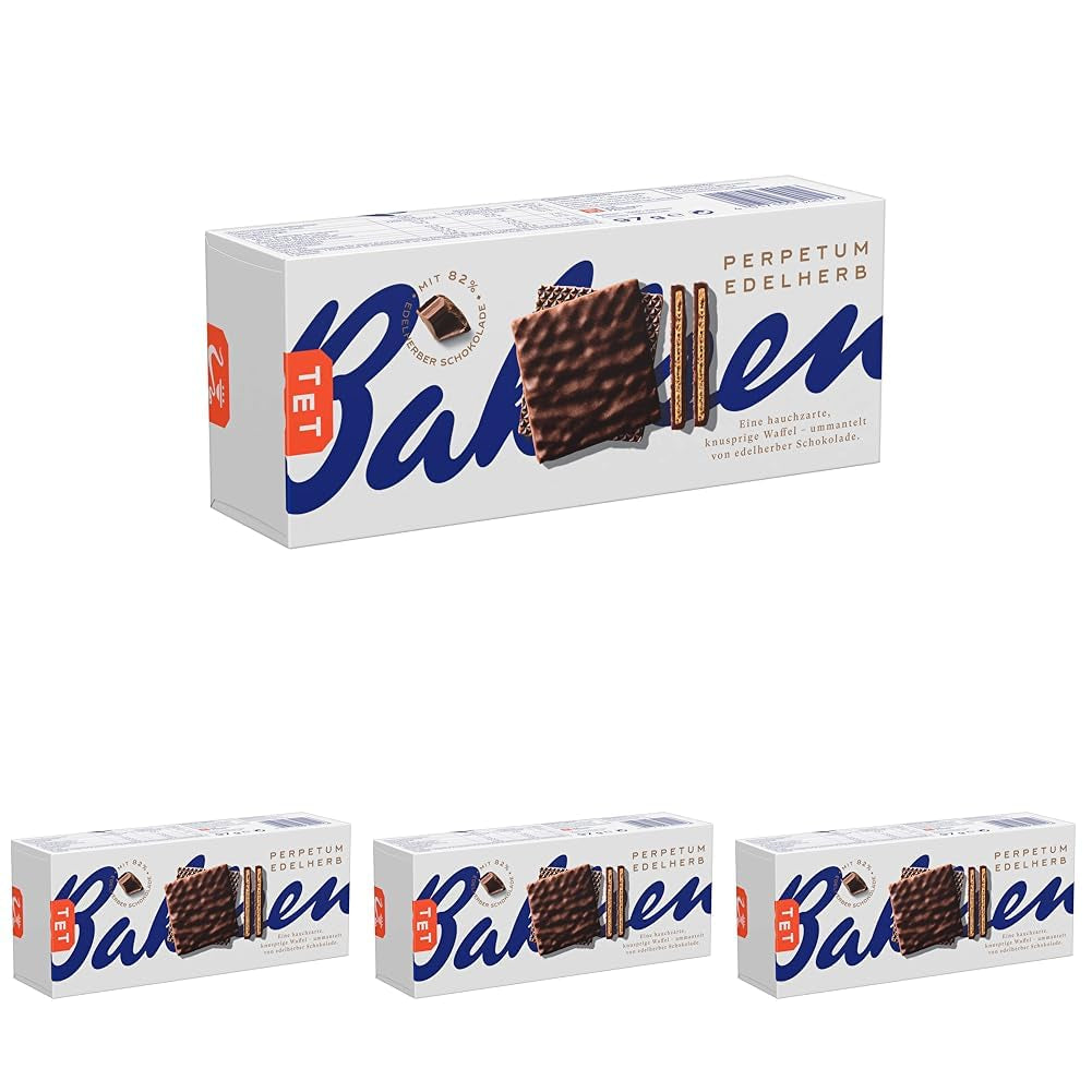 Bahlsen Perpetuum Edelherb - Edelherb Chokoladevaffel (1 x 97 g) (pakke med 4)