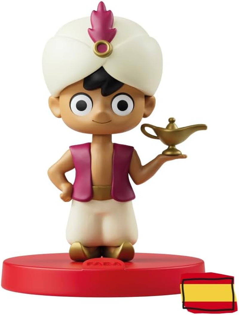 Lydkarakter - Aladdin og den vidunderlige lampe - historier og lydhistorier - legetøj, undervisningsindhold, på spansk, for piger og drenge i alderen 4-6+ Bebe Naty Shop Toys Standardtitel