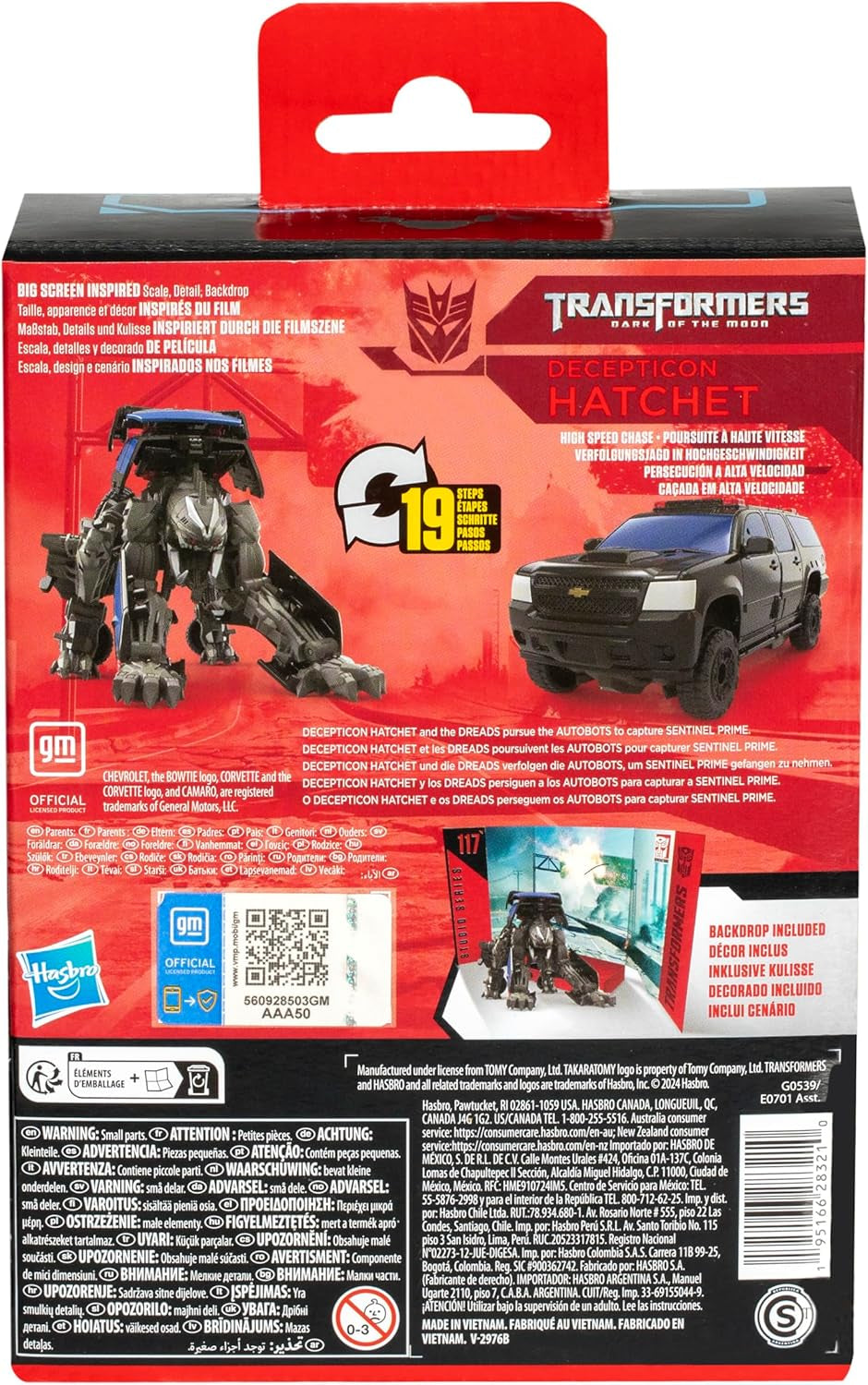 Transformers Studio Series Deluxe-Class Transformers: The Dark Side of the Moon 94 Decepticon Hatchet Action Figur Actionfigurer Naty Shop