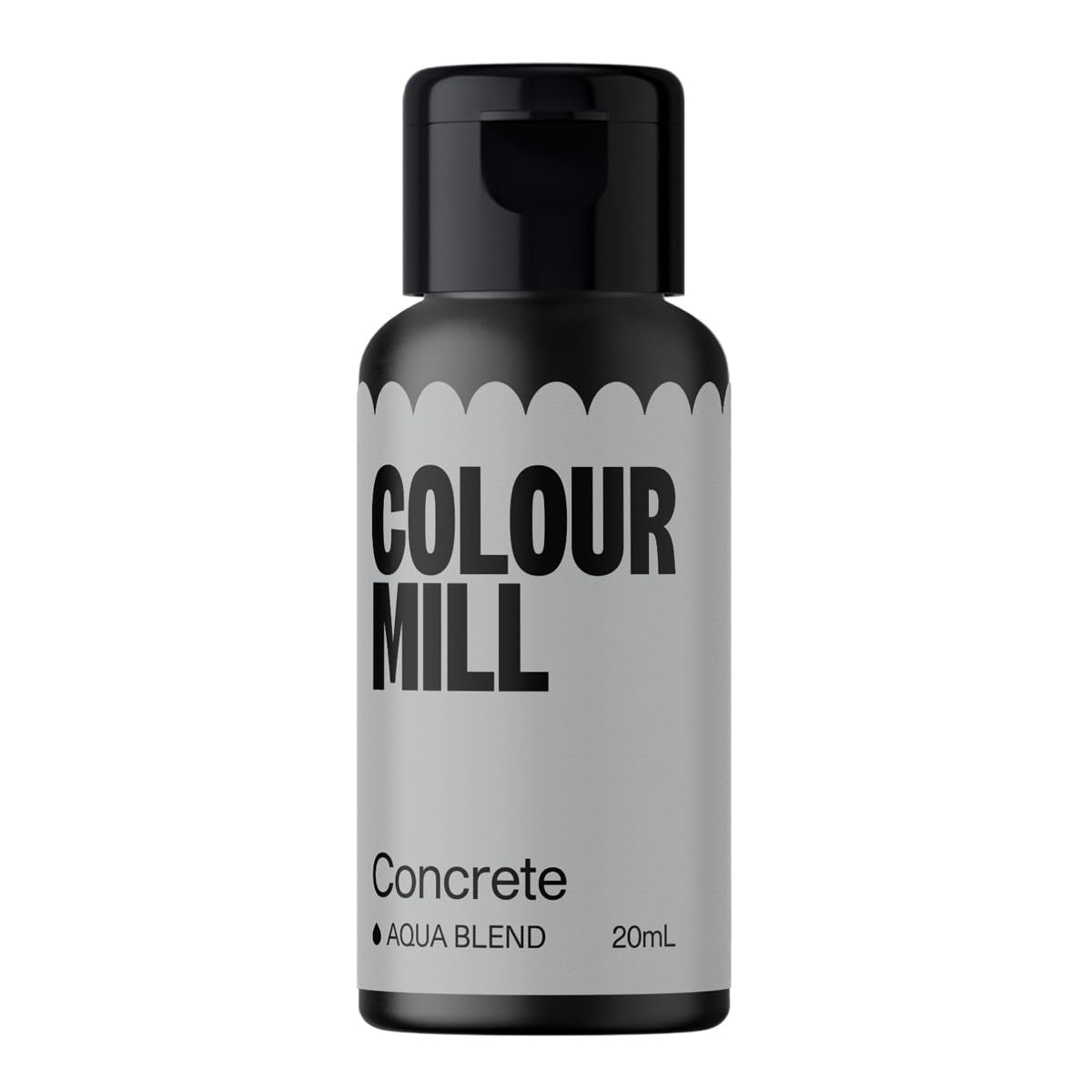 Color Mill Aqua Blend Konkret madfarve: Vandbaseret flydende madfarve - 20 ml