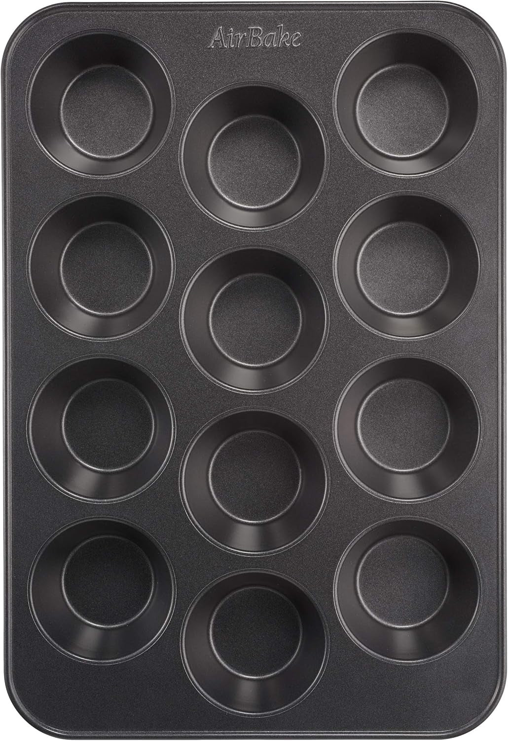 Tefal Airbake J2555014 Muffinform, Antihaftbeschichtung, Karbonstahl, Braun, 29 X 41 Cm Forme og bakker til bagning Naty Shop