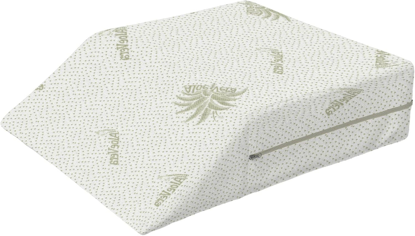 Italiensk sengetøj Aftagelig fodstøttepude Aloe 61X50X17Cm Naty Shop Standardpuder Standardtitel
